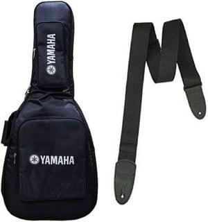 Yamaha Heavy Padded Jumbo Black Guitar Gig Bag with Belt